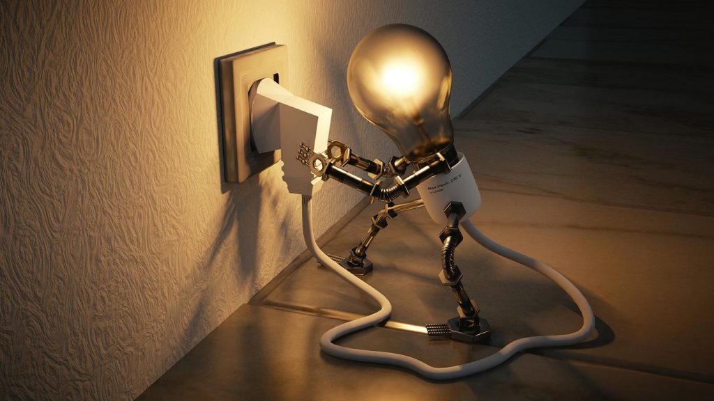 Stromsparlampe