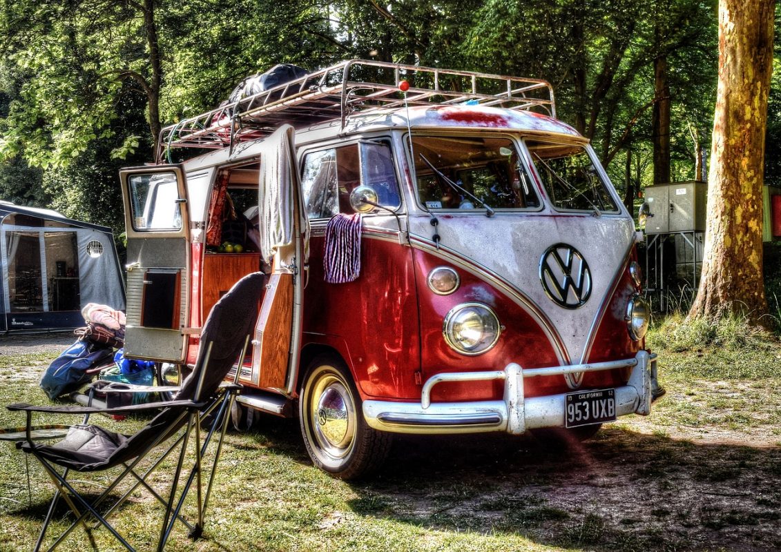 VW Bus Camper Bulli Campen Campingstühle Campingeinrichtung